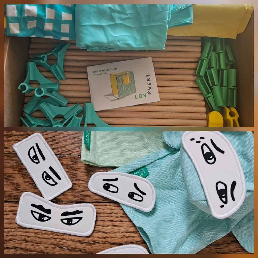 Lovevery Puppet Set, Puppet Theater And Fort Covers, Easy Connect Fort Set